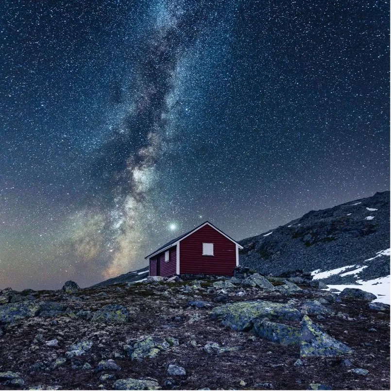 29. The Norwegian Red Wooden House and Milky Way.jpg?format=webp